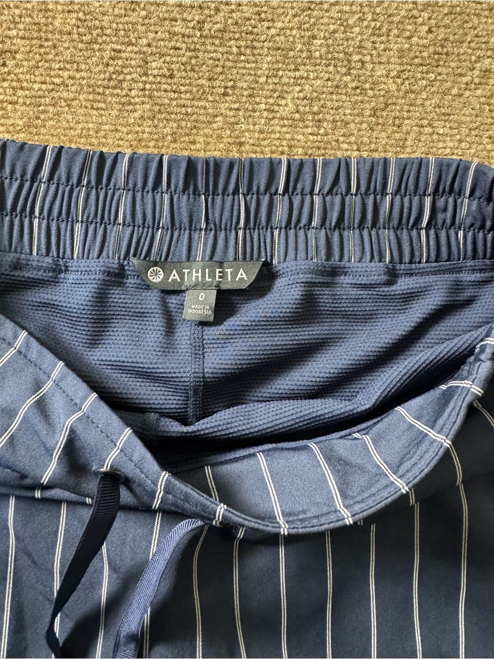 Midtown Striped Skort Navy Blue White Pin Striped Size 0 Women’s - Picture 3 of 11